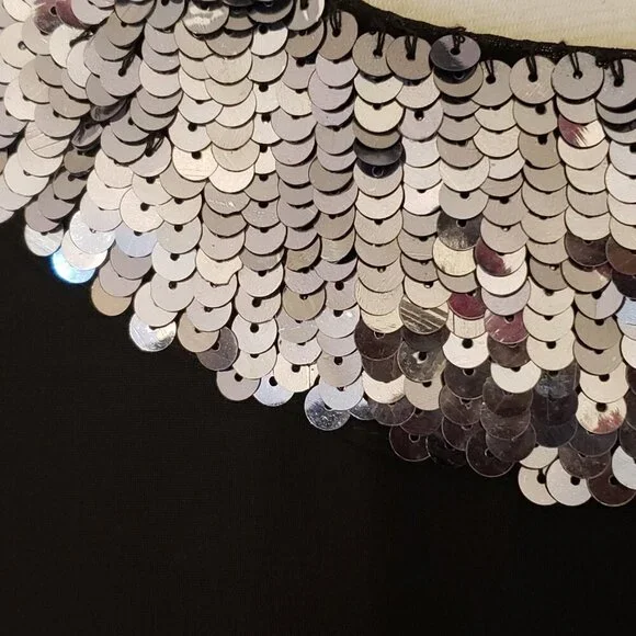 Ulla Popken Formal Black Sequin Dress, Size 16/18 - Picture 5 of 12